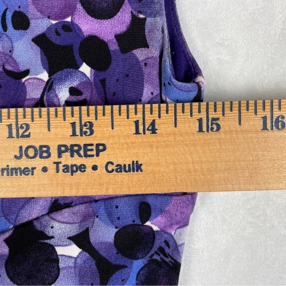 DRESSBARN (6P) Purple Boatneck Dress - Picture 10 of 13